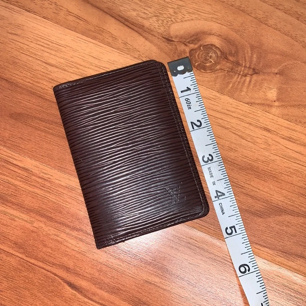 Authentic Louis Vuitton Epi Leather Pocket Organizer